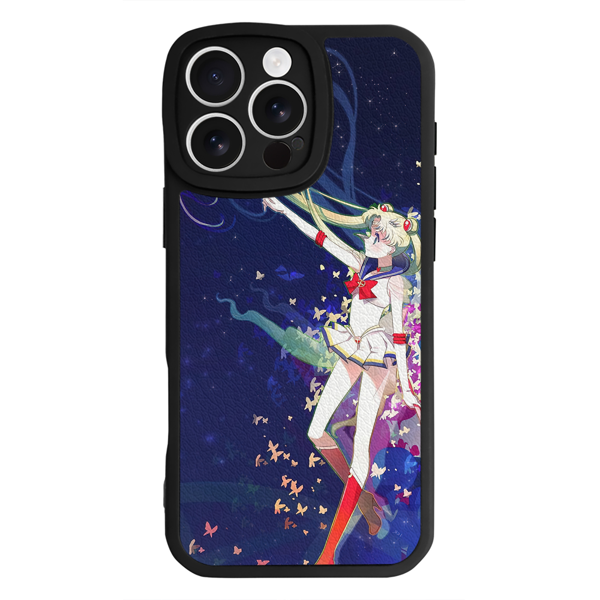 （画像用） 美少女戦士セーラームーン Sailor Moon 【iPhone 16シリーズ対応】シリコンスマホケース（レザー調） 材質：シリコン